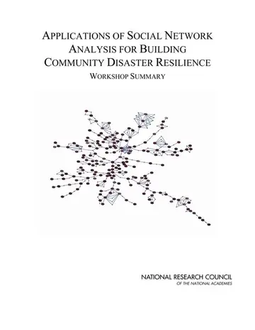 Cover of Applications of Social Network Analysis for Building Community Disaster Resilience