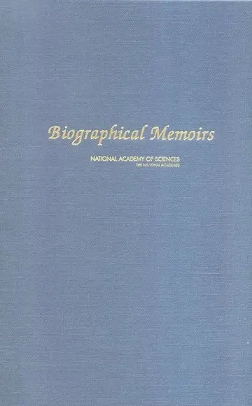 Cover of Biographical Memoirs