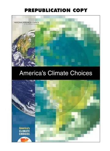 Cover of America's Climate Choices