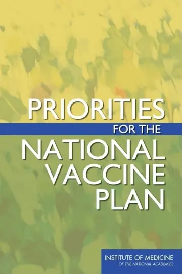 Cover of Priorities for the National Vaccine Plan