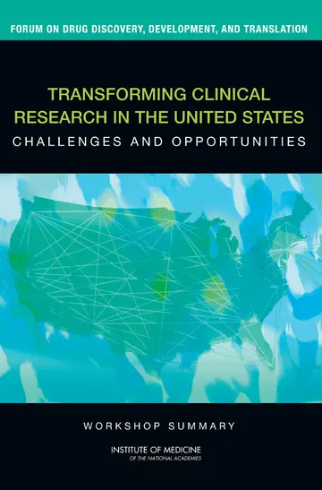 Cover of Transforming Clinical Research in the United States