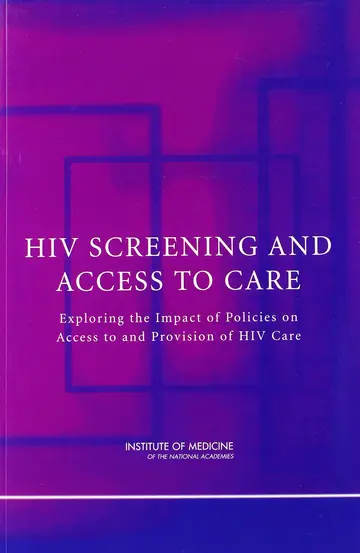 Cover of HIV Screening and Access to Care