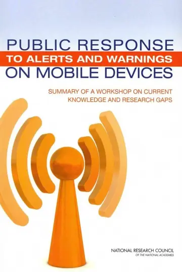 Cover of Public Response to Alerts and Warnings on Mobile Devices