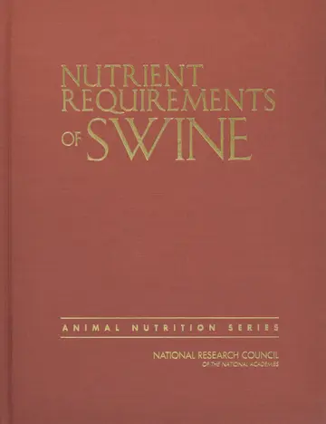 Cover of Nutrient Requirements of Swine