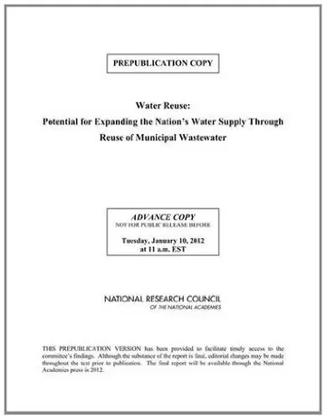 Cover of Water Reuse