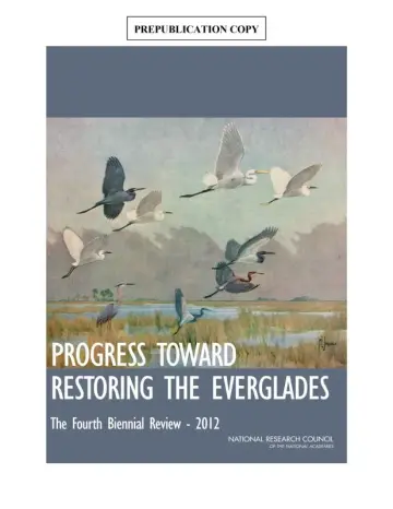 Cover of Progress Toward Restoring the Everglades