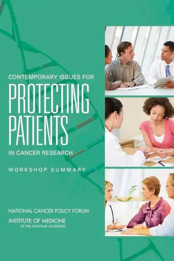 Cover of Contemporary Issues for Protecting Patients in Cancer Research