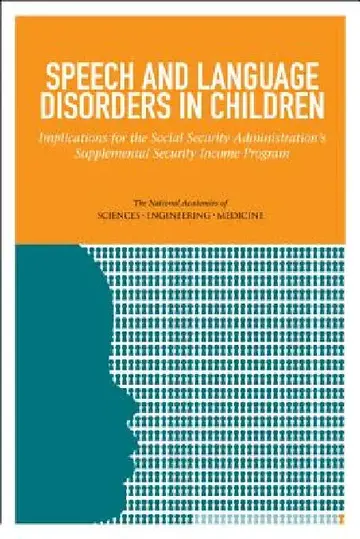 Cover of Speech and Language Disorders in Children