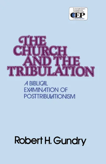 Cover of The Church and the Tribulation