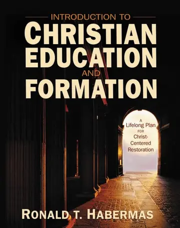 Cover of Introduction to Christian Education and Formation