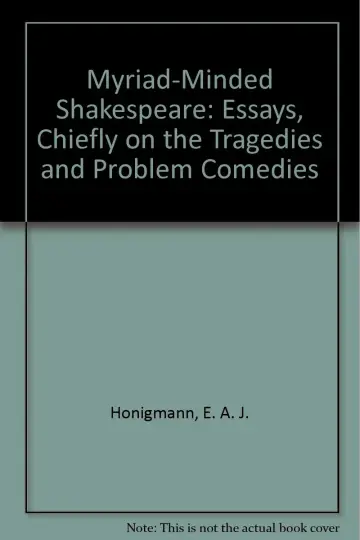 Cover of Myriad-Minded Shakespeare
