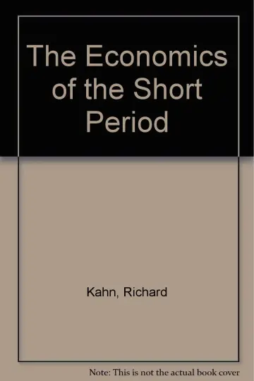 Cover of The Economics of the Short Period
