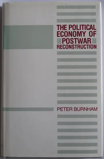 Cover of The Political Economy of Postwar Reconstruction