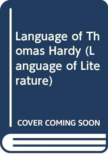 Cover of Language of Thomas Hardy