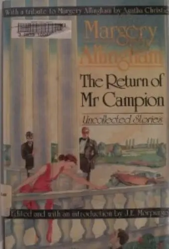 Cover of Return of Mr. Campion