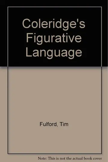 Cover of Coleridge's Figurative Language