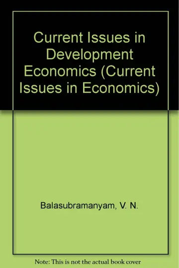 Cover of Current Issues in Development Economics