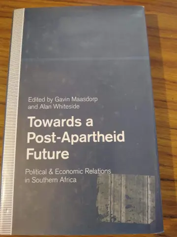 Cover of Towards a Post-Apartheid Future