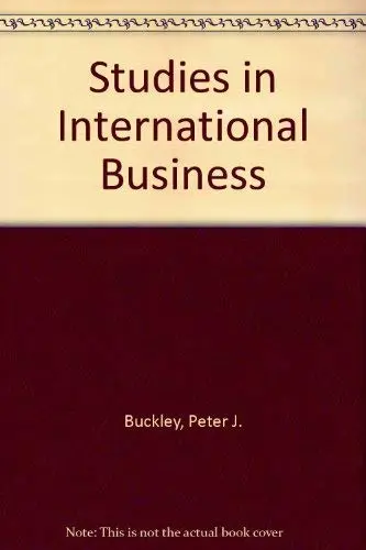 Cover of Studies in International Business