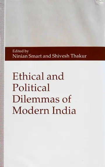 Cover of Ethical and Political Dilemmas of Modern India