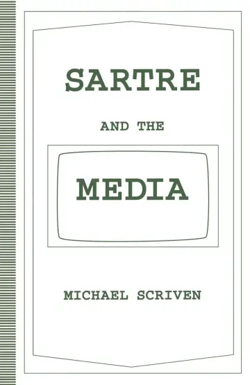 Cover of Sartre and the Media