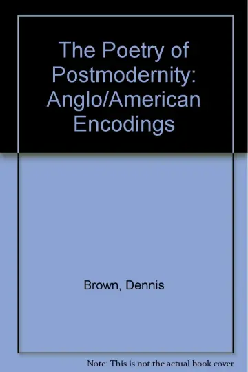 Cover of The Poetry of Postmodernity