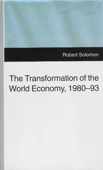 Cover of The Transformation of the World Economy, 1980-93