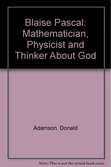 Cover of Blaise Pascal