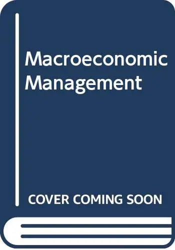 Cover of Macroeconomic Management