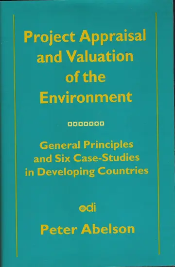 Cover of Project Appraisal and Valuation of the Environment