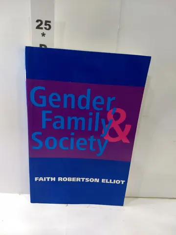 Cover of Gender, Family and Society