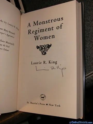 Cover of A Monstrous Regiment of Women
