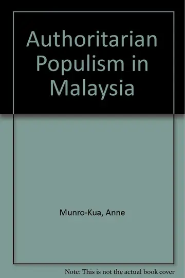 Cover of Authoritarian Populism in Malaysia