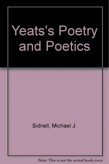 Cover of Yeats's Poetry and Poetics