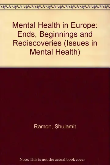 Cover of Mental Health in Europe