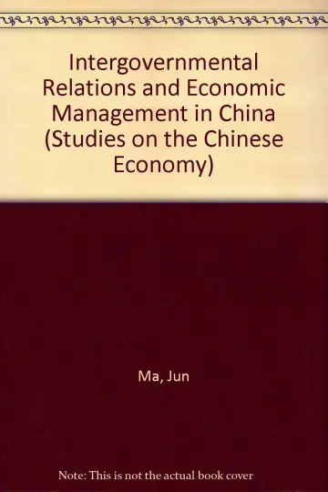 Cover of Intergovernmental Relations and Economic Management in China