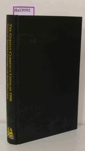 Cover of The German Currency Union of 1990