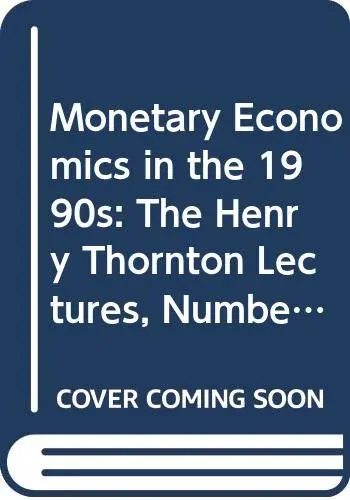Cover of Monetary Economics in the 1990s
