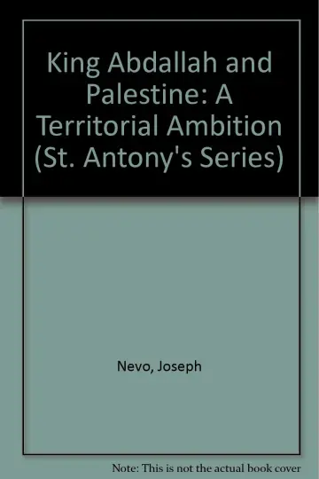 Cover of King Abdallah and Palestine