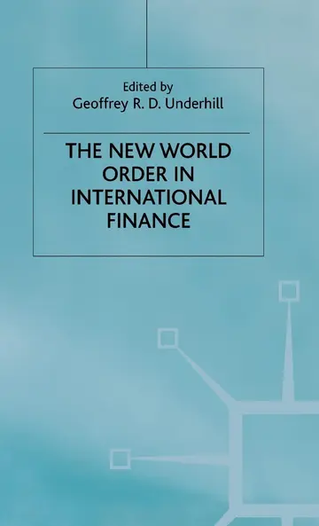 Cover of The New World Order in International Finance