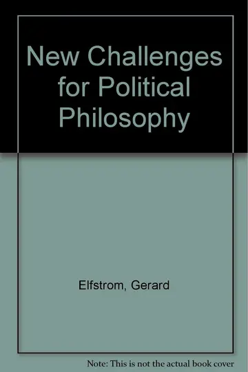 Cover of New Challenges for Political Philosophy