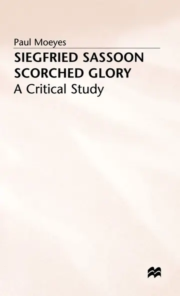 Cover of Siegfried Sassoon