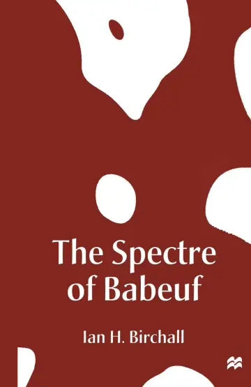Cover of The Spectre of Babeuf