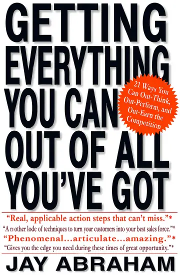 Cover of Getting Everything You Can Out of All You've Got