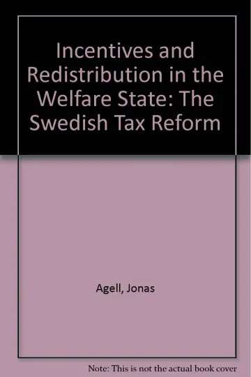 Cover of Incentives and Redistribution in the Welfare State