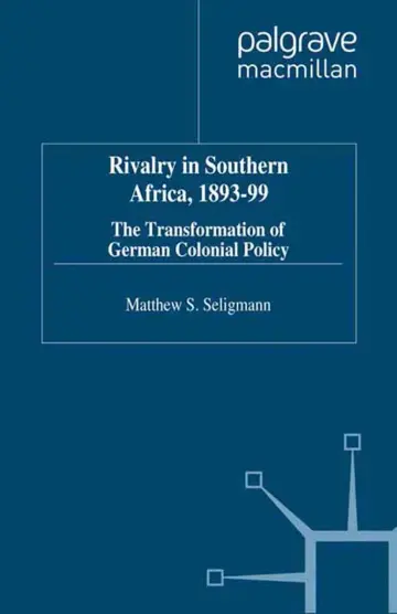 Cover of Rivalry in Southern Africa, 1893-99