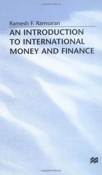 Cover of An Introduction to International Money and Finance