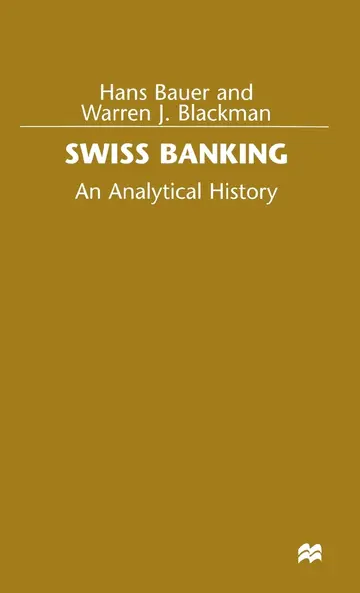 Cover of Swiss Banking