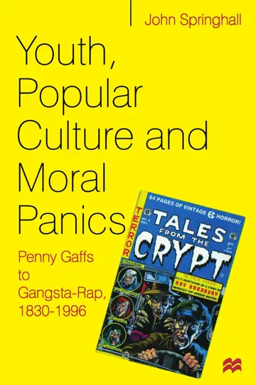 Cover of Youth, Popular Culture and Moral Panics