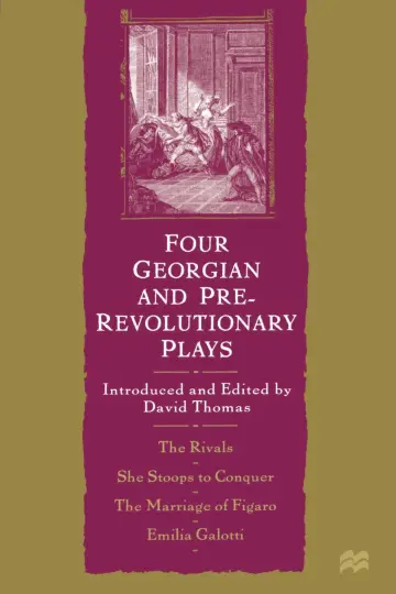 Cover of Four Georgian and Pre-Revolutionary Plays